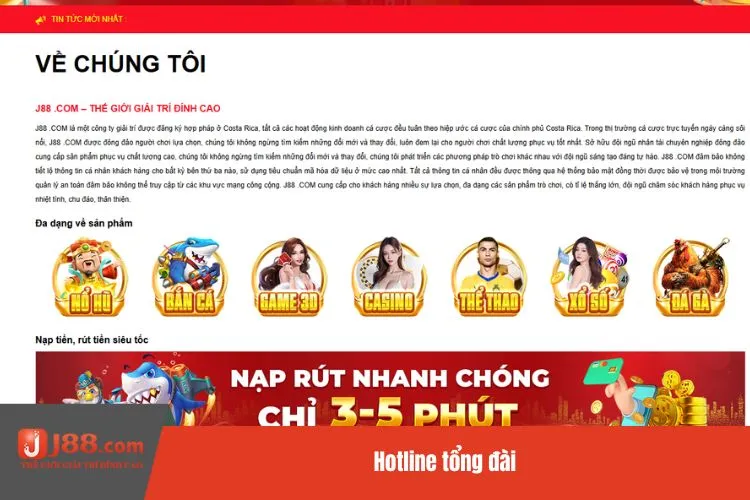 Hotline tổng đài