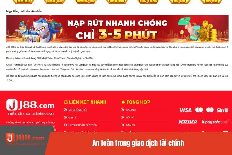 An toàn trong giao dịch tài chính