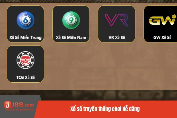 Xổ số truyền thống chơi dễ dàng