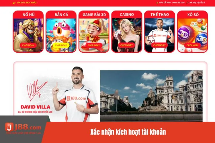 Xác nhận kích hoạt tài khoản