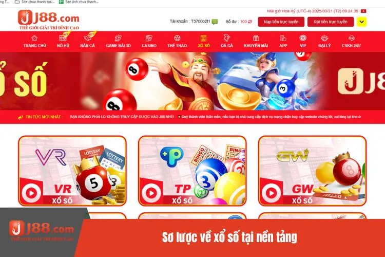 Sơ lược về xổ số tại nền tảng