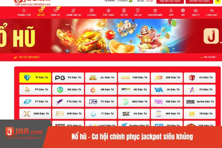 Nổ hũ – Cơ hội chinh phục jackpot siêu khủng